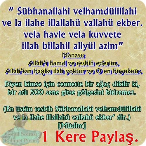 Gönül Sofrası (Rahmet Pınarı) - OKUYUP PAYLAŞALIM LÜTFEN ...