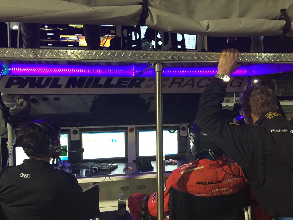 Bryce Miller - 1:20hr to go. #christopherhaase in the car running P6 ...