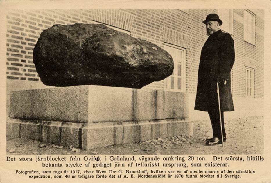 Naturhistoriska - #Tbt Blocket på bilden är av massivt gediget järn och ...