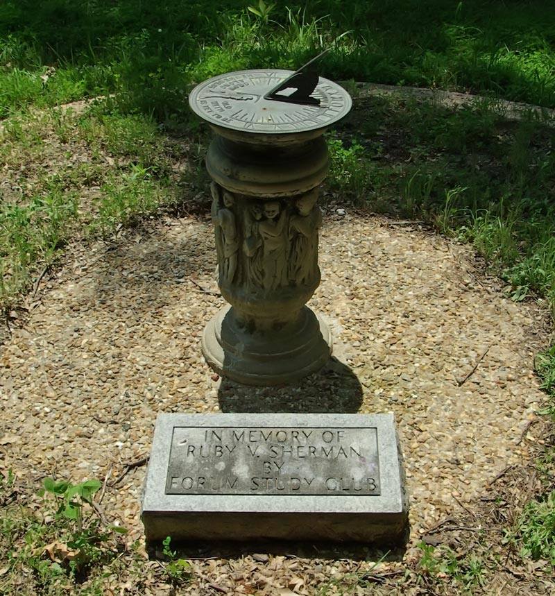 Lamar, - We are trying to solve a mystery. This sundial was at the old ...