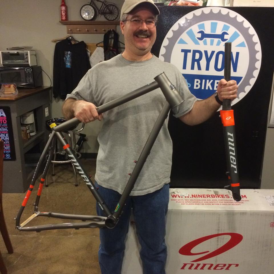 Tryon Bike - New frame day! Chris here is building up his...