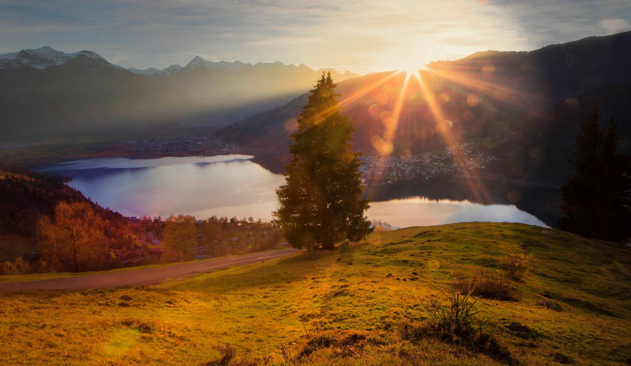 Wow Was Fur Ein Sonnenuntergang Heute Zell Am See Kaprun