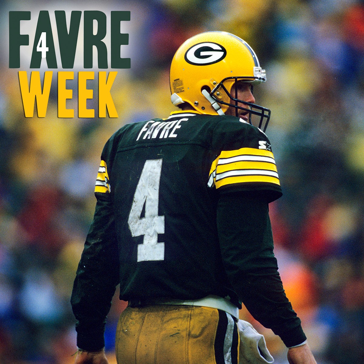 Green - 4 days until No. 4 is retired & Brett Favre enters the 