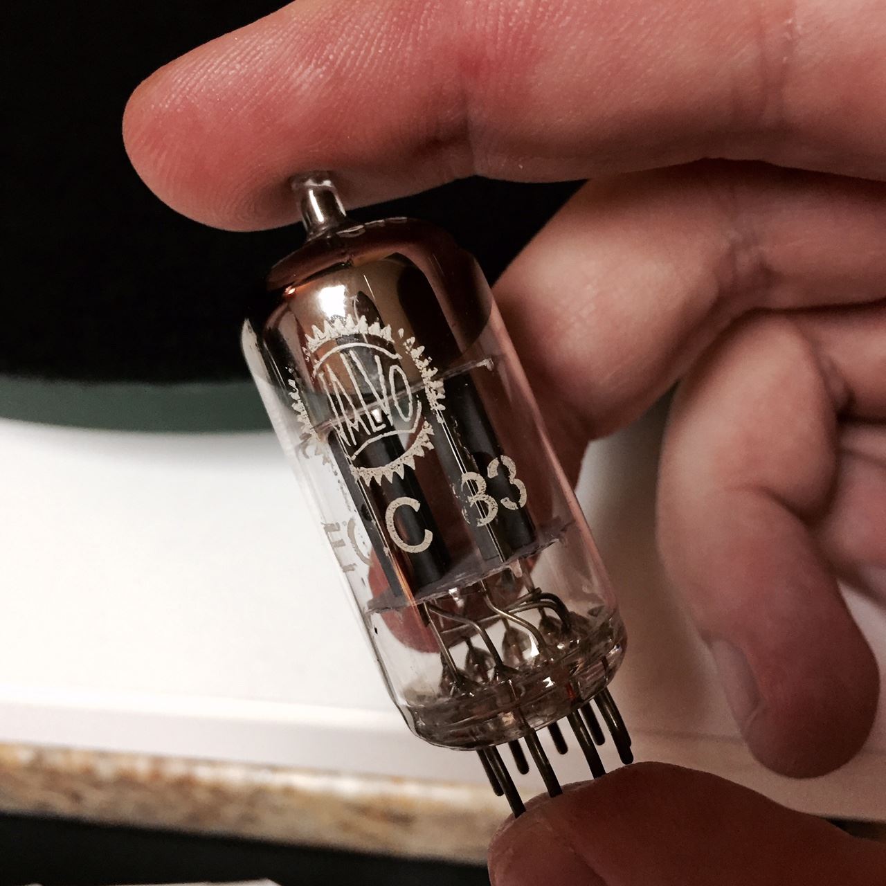 Tube électronique ECC189 Philips/Valvo - Pour Radio TSF, Ampli - Neuf Ouvert (jamais Utilisé)