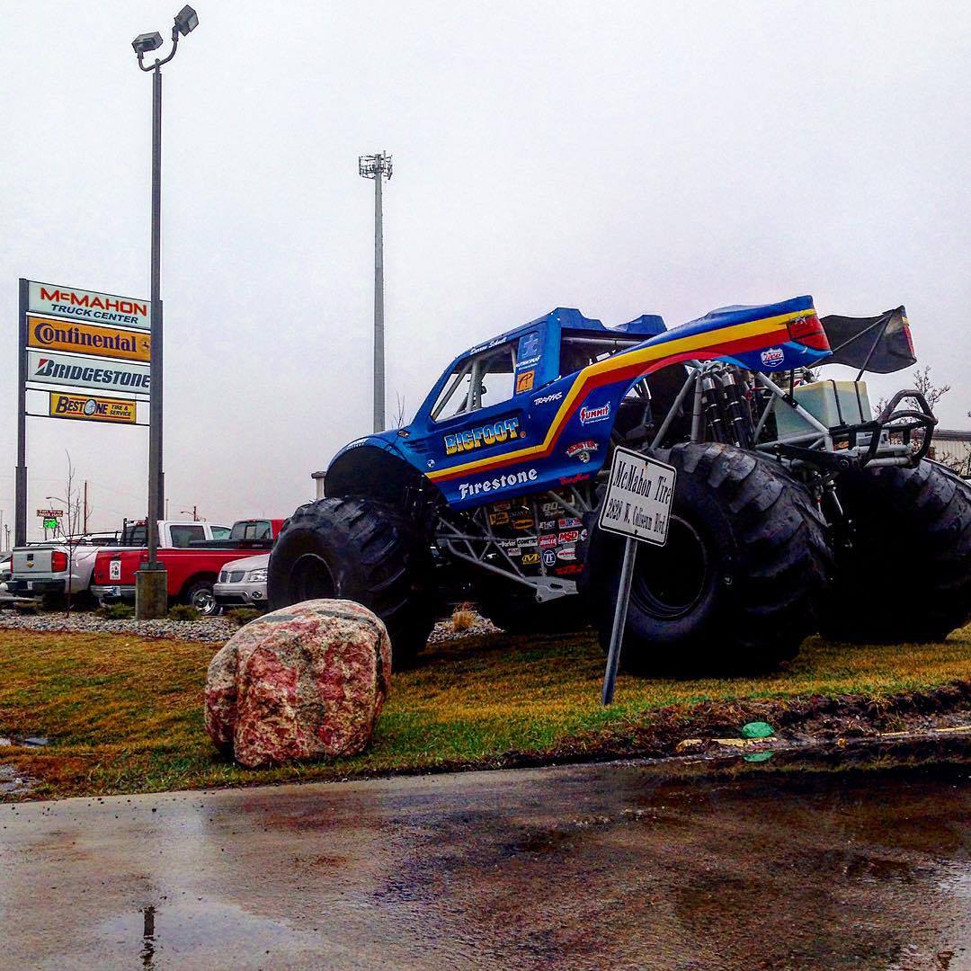 You can't miss this... McMahon's BestOne Tire & Auto Care