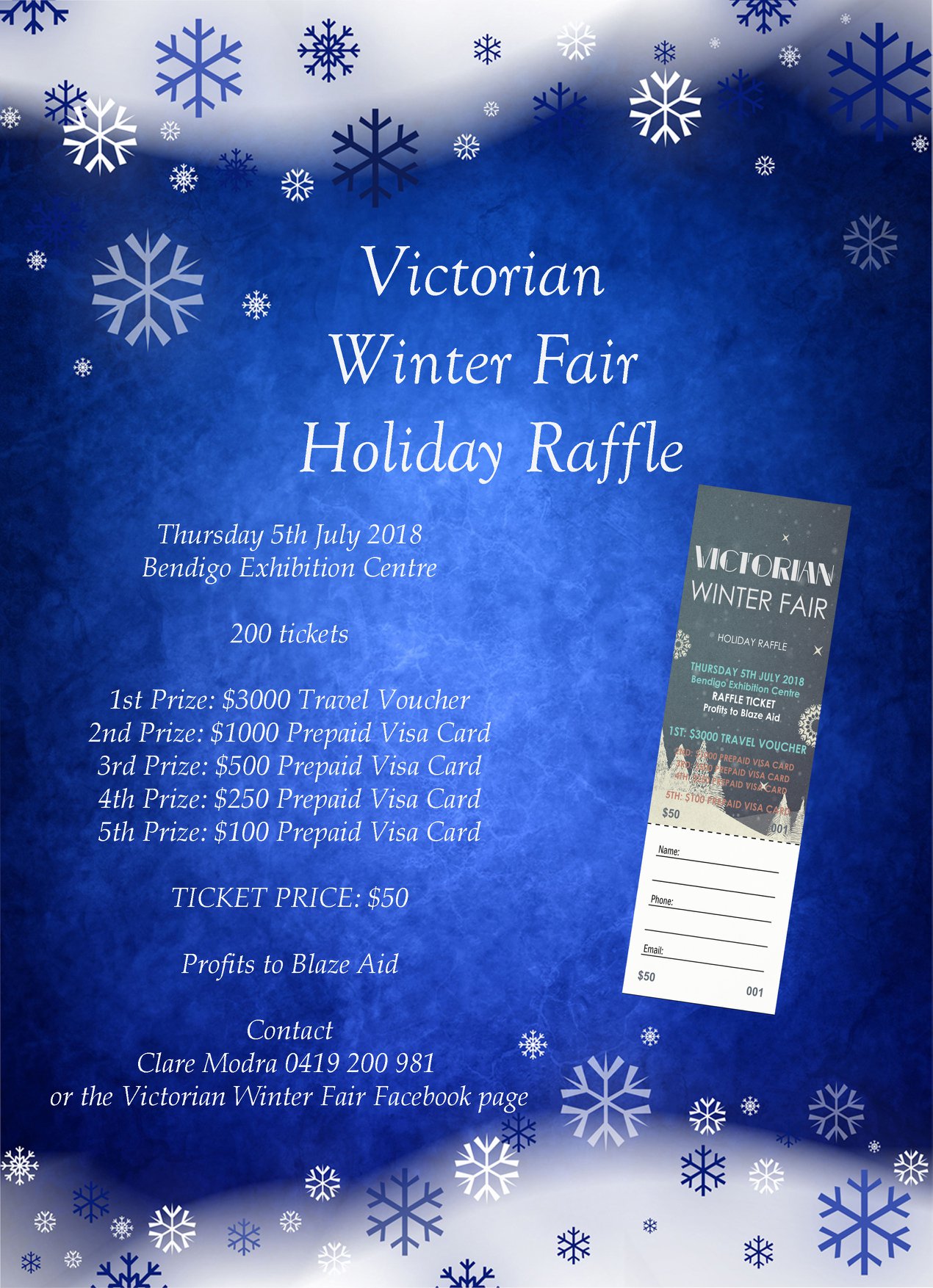 The Winter Fair Raffle is on... - Victorian Winter Fair