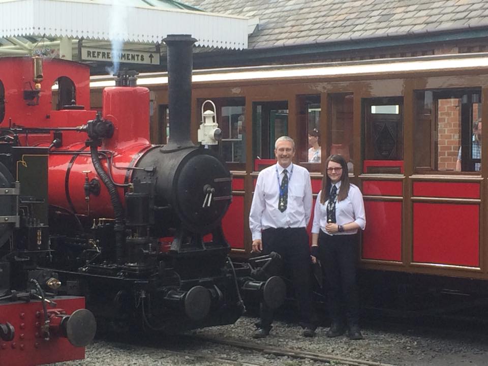 Talyllyn - Our Demonstration Goods Train ready to go, guarded by Tony ...