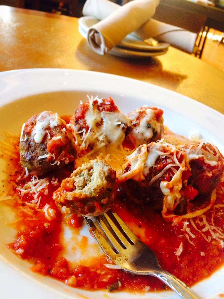 FABS - Meatball sampler!! Two chicken, two beef, two pork meatballs ...