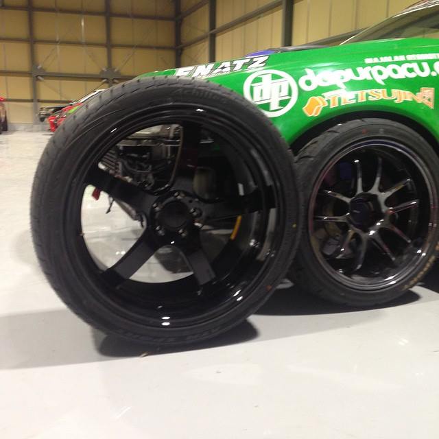 Wrecked - This big 21 inch rim/tire is going on Daigo saito's new 2015 ...