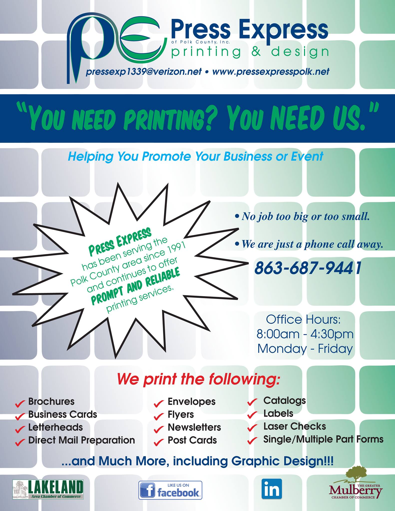 Press Express | Lakeland FL