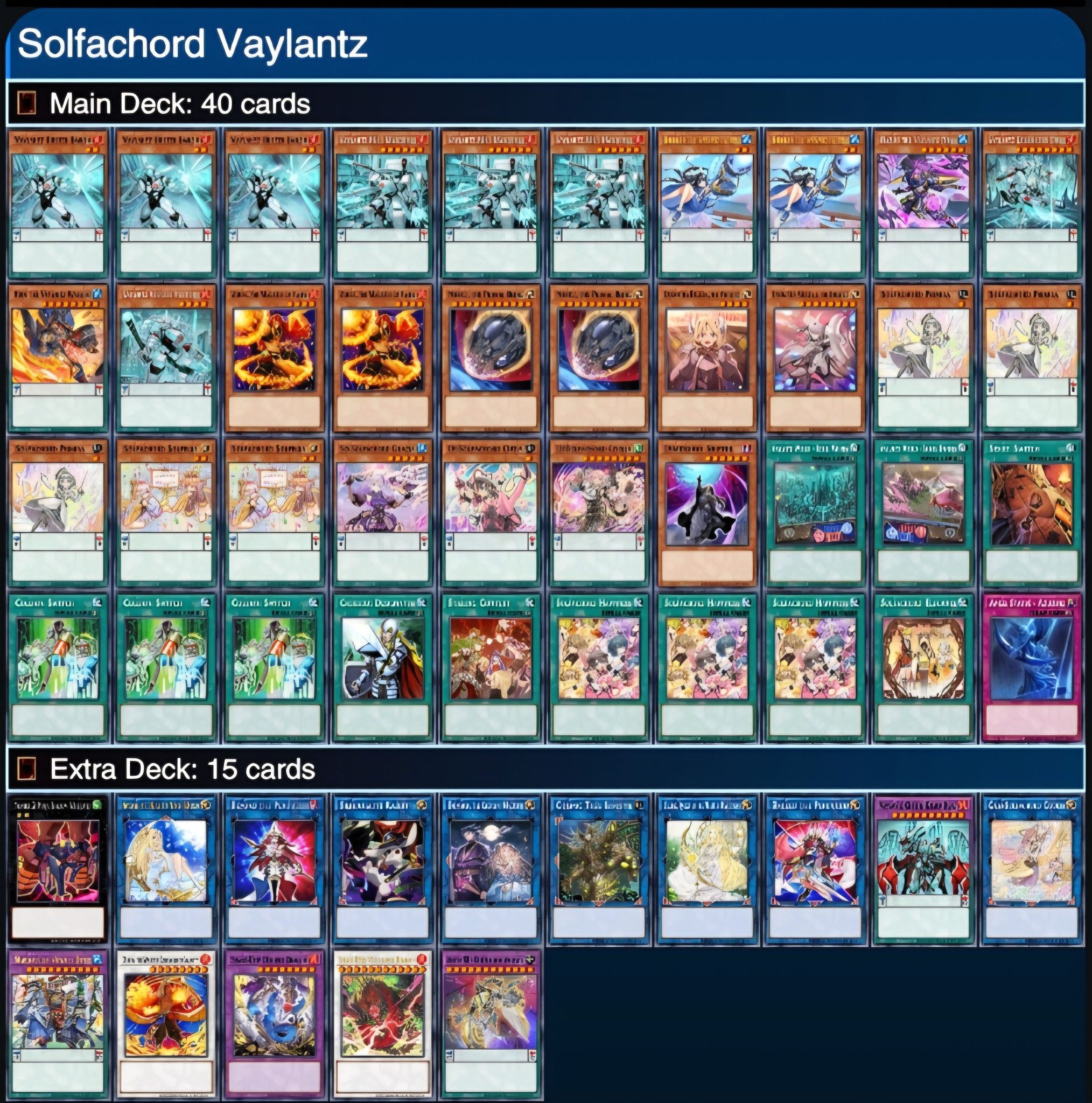 vaylantz deck yugioh TAMA-EN004 - Hojo the Warrior - Super Rare CR01-AE145 Mamonaka the Vaylantz United