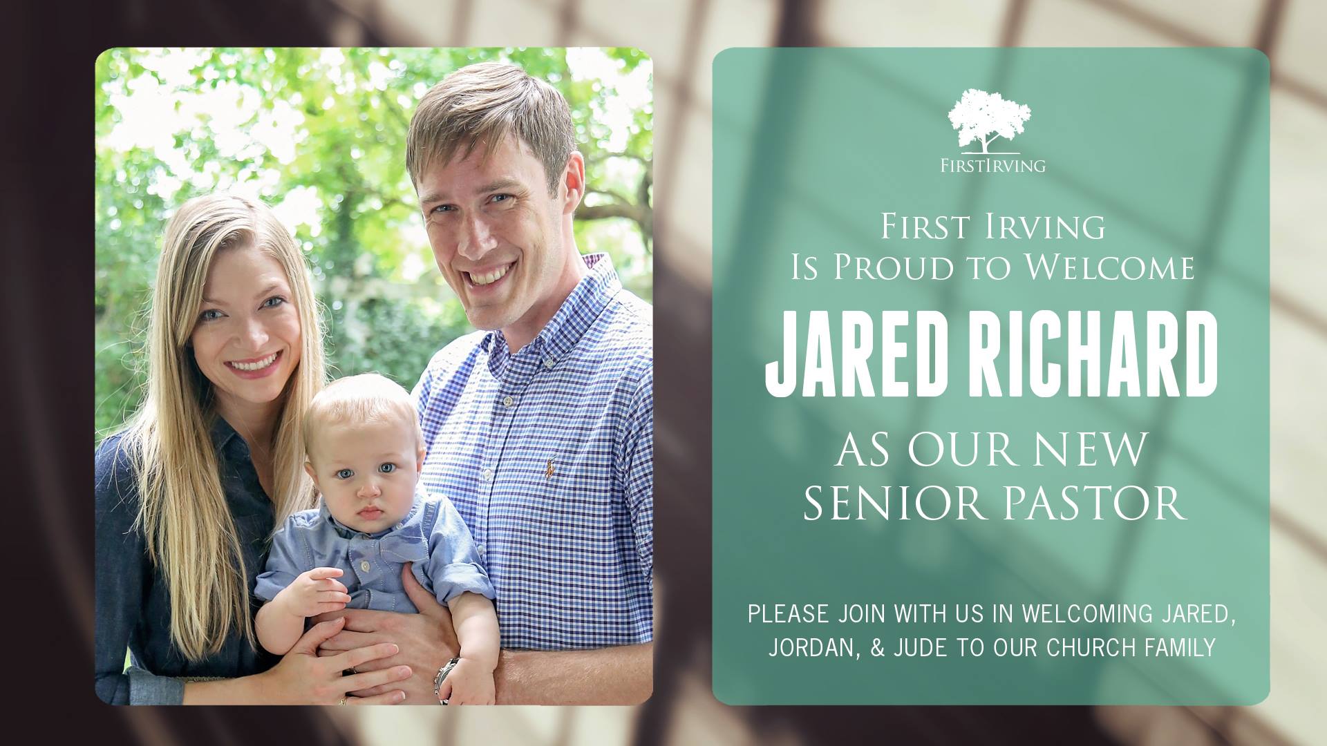 First - First Irving is proud to welcome Jared Richard as our new ...