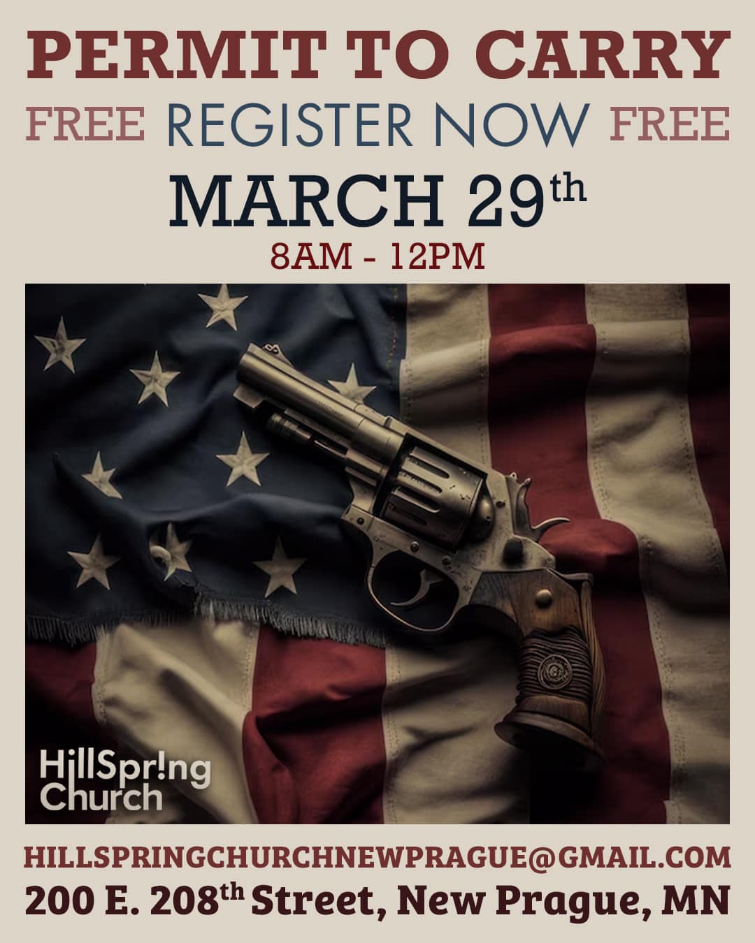 HillSpring - Registration is now open for our first permit to carry ...