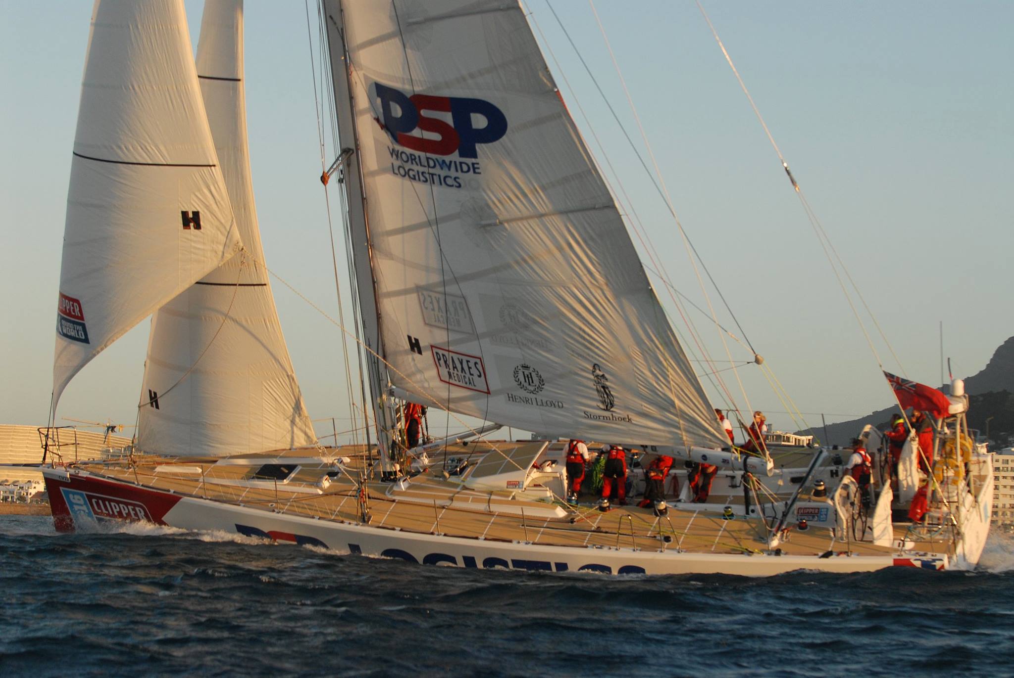 Clipper Round the World Yacht Race - PSP Logistics arrives in Cape Town ...