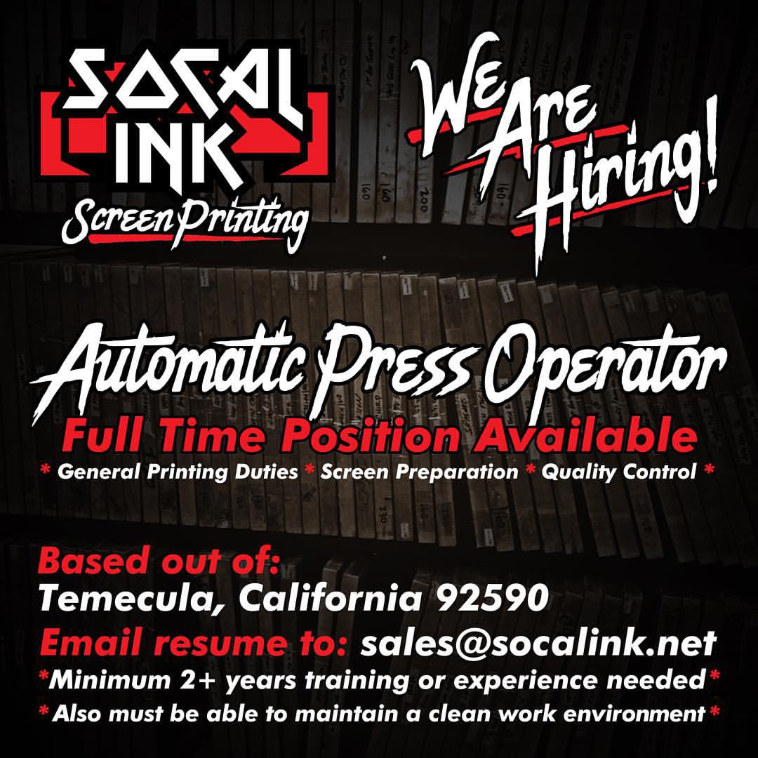 So Cal Ink Screen Printing | Gilbert AZ