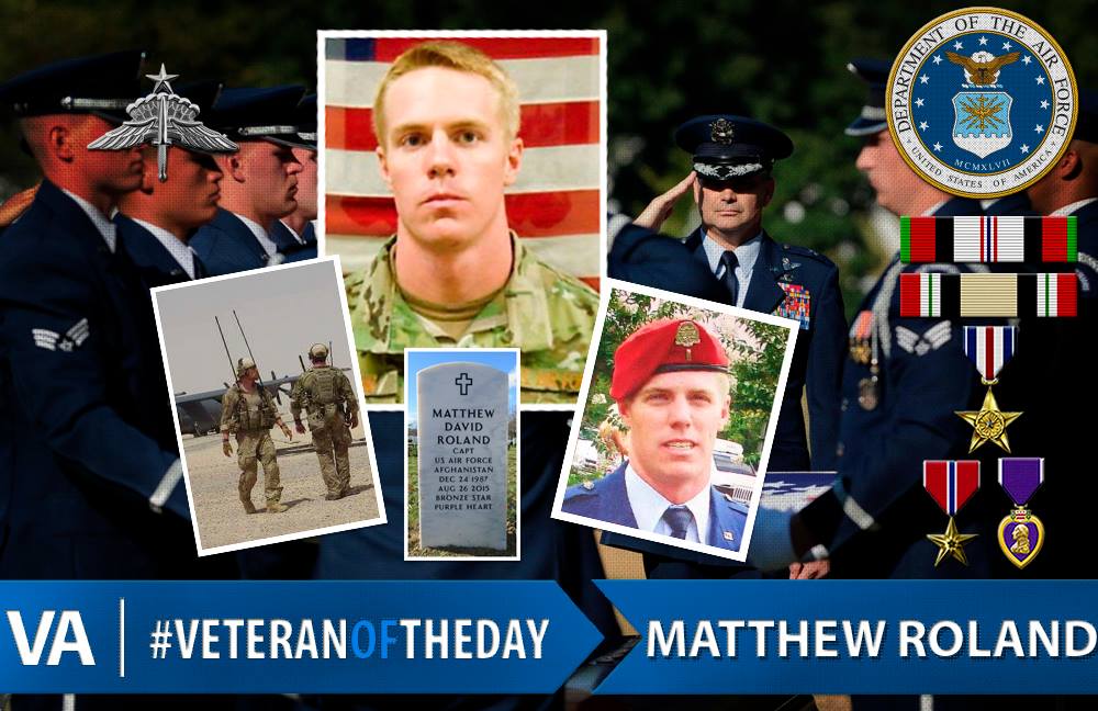 U.S. - Today’s #VeteranOfTheDay is Matthew Roland. Matthew served the U ...