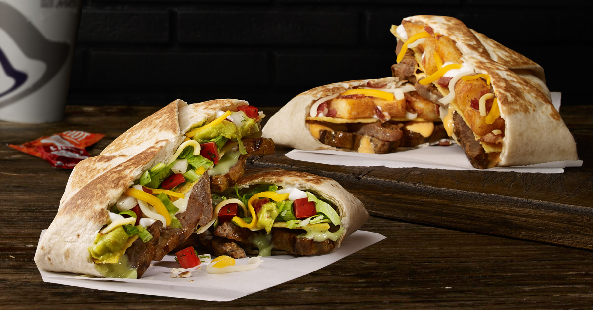 Taco Bell - The new Steak BOSS Wraps are our kind of steak dinner ...