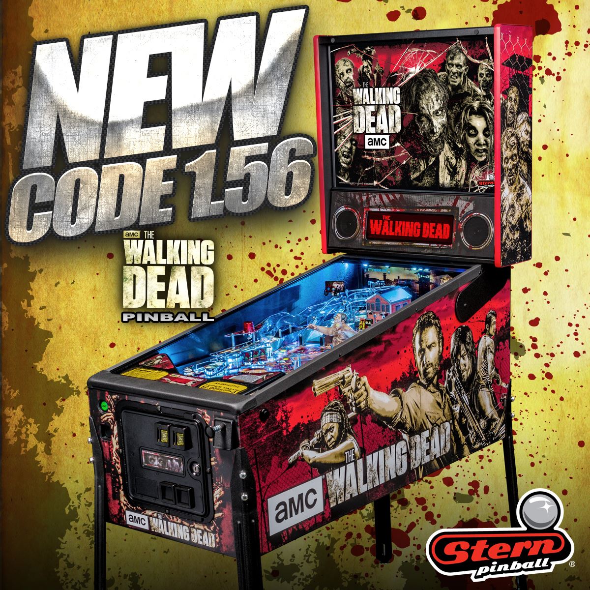 Stern Pinball - Today Stern Pinball has released the 1.56 code update ...