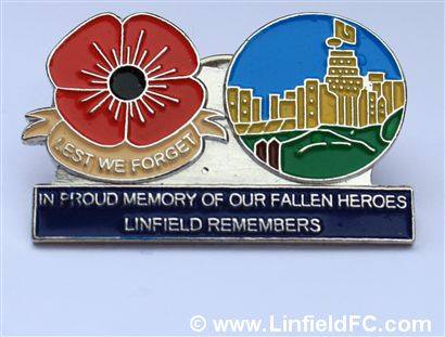 Linfield FC Fans - Linfield will mark Remembrance Saturday in ...