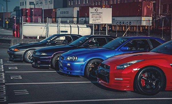 Nissan - Family over everything. #Skyline #GTR #R32 #R33...