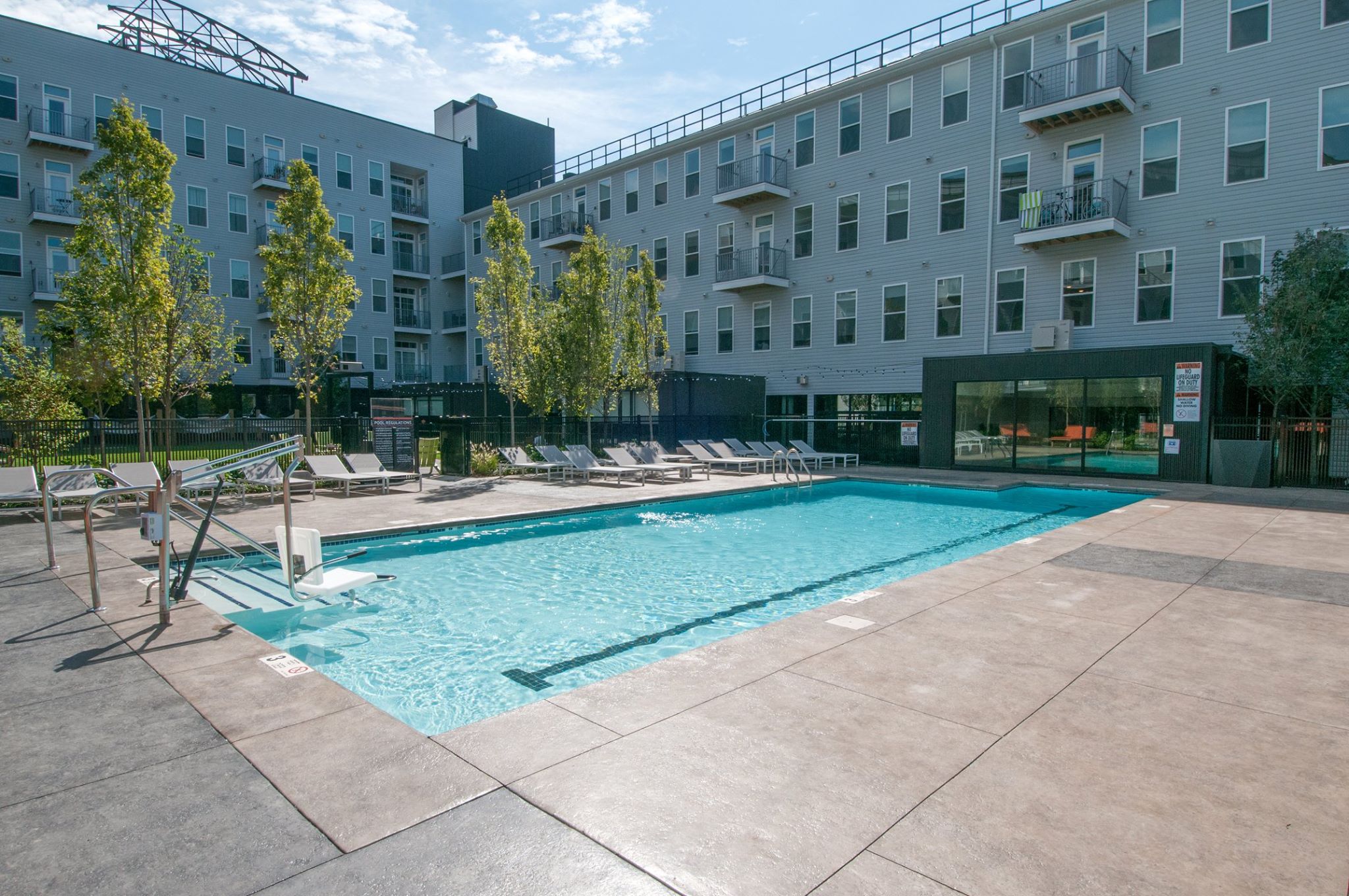 Rizzo Pools - New Commercial Concrete pool finished,...