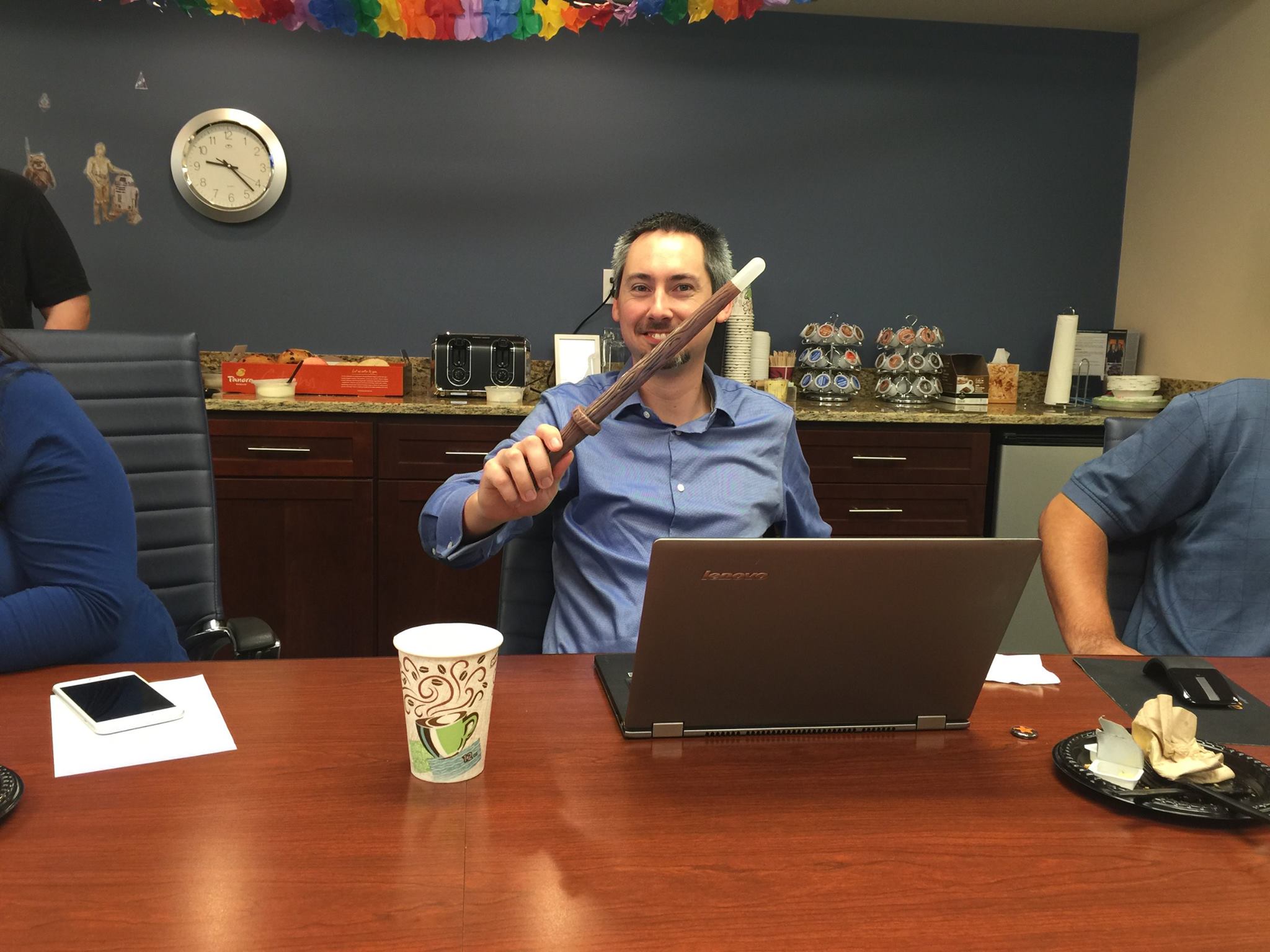 Bit-Wizards - Great staff meeting this morning with many...