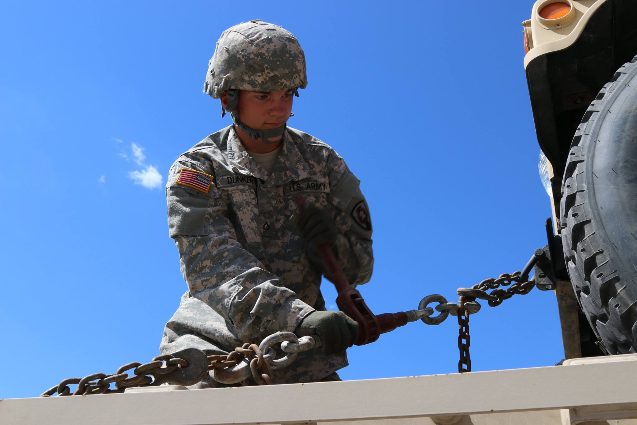 Iowa - Pfc. Joshua Dunker, Motor Transport Operator, 1168th ...