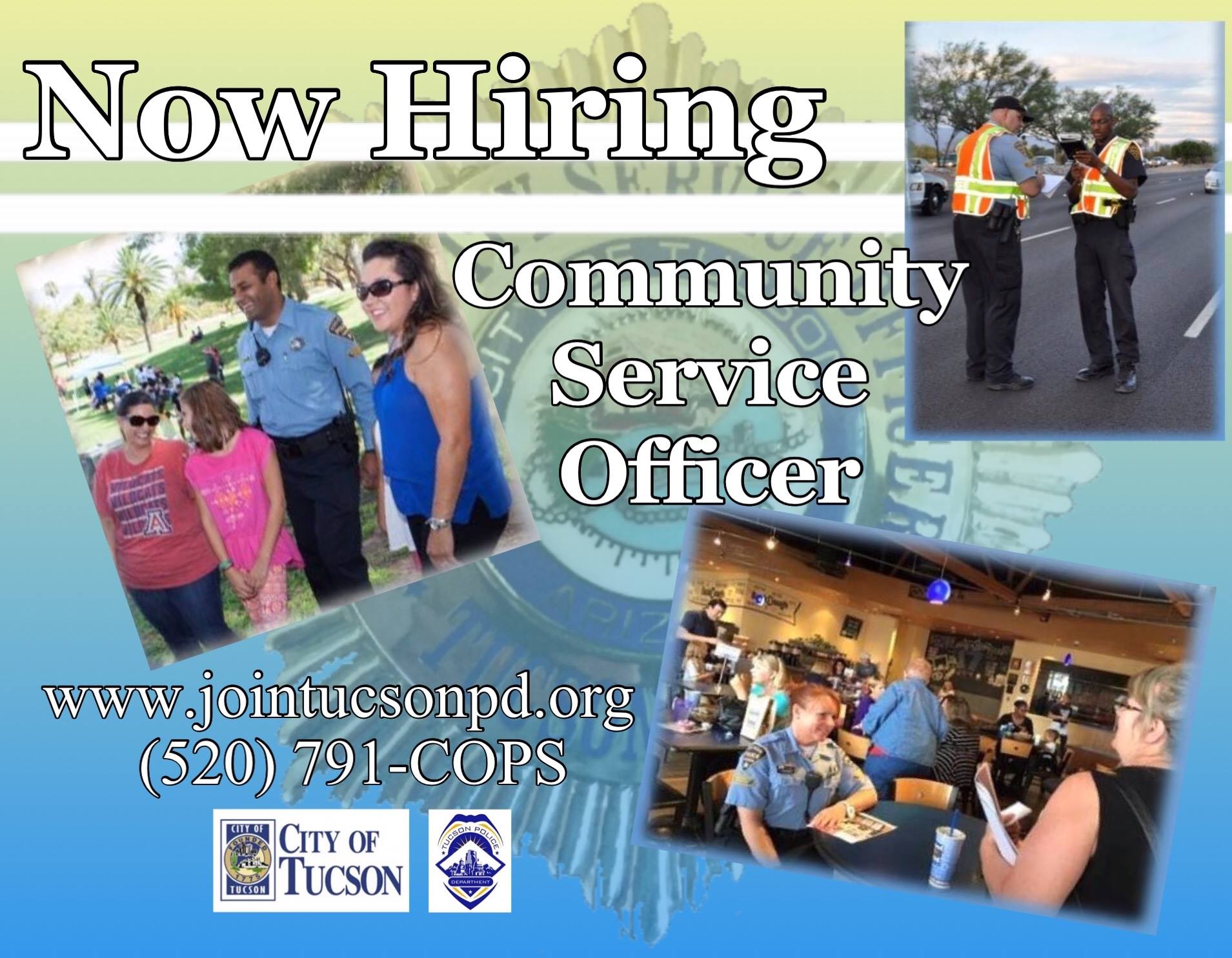 Tucson - TPD is Now Hiring Community Service Officers What is the role ...