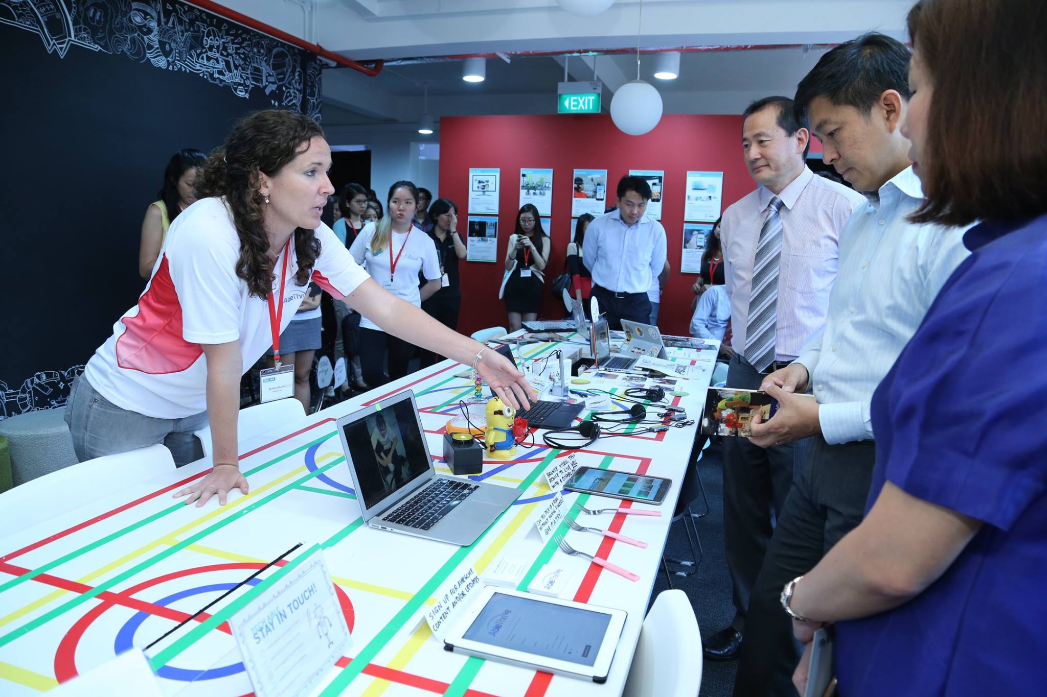 Singtel - Tech Able, a facility that enables persons with...
