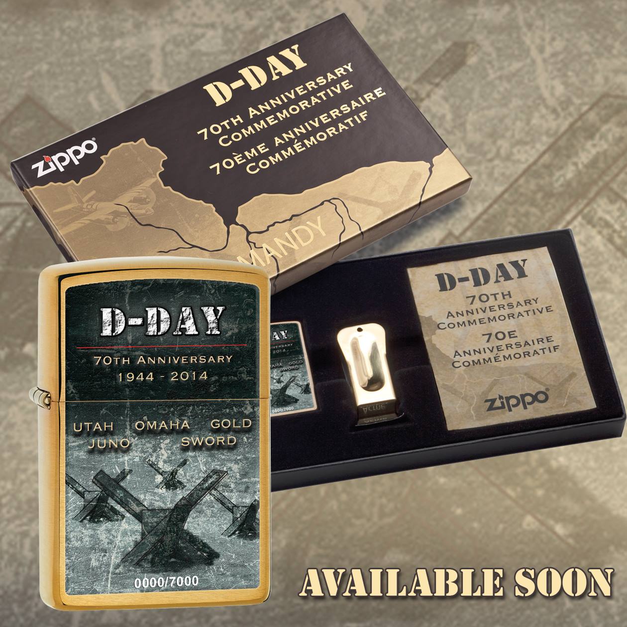 Zippo - Here's a sneak peek at Zippo's D-Day 70th Anniversary