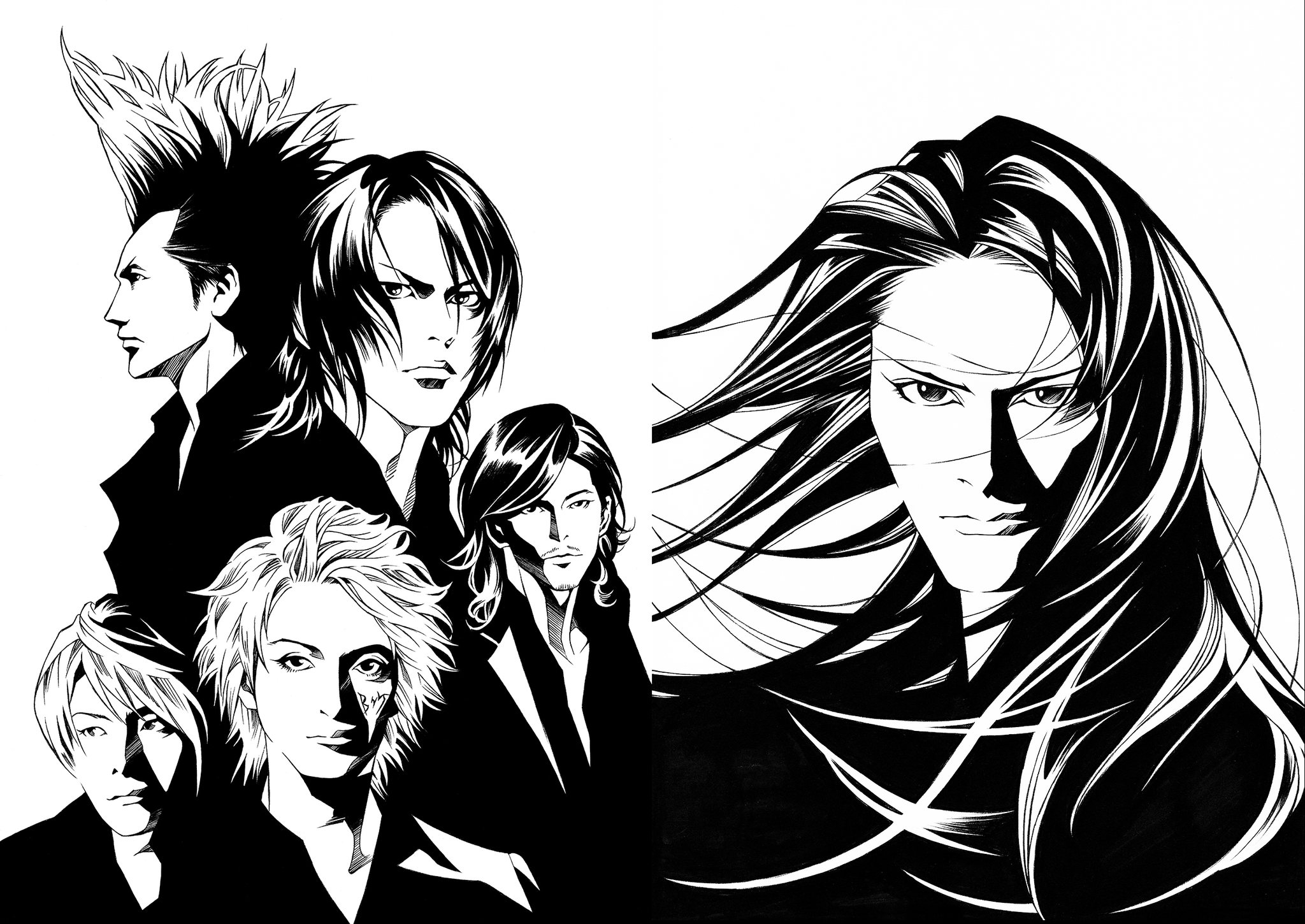 上條淳士 画業40 周年を記念して、BUCK-TICK、櫻井敦司、hide