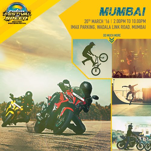 Bajaj Pulsar - The Pulsar Festival Of Speed is coming to the city that ...