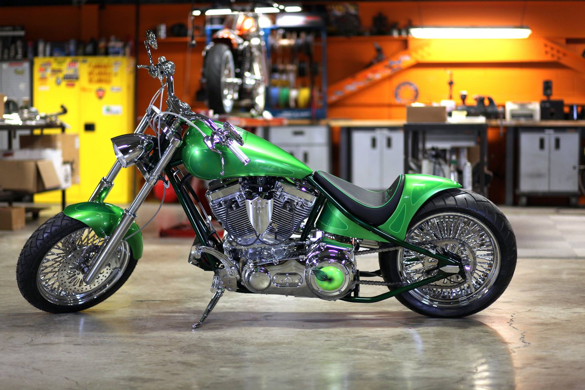 The CoreFresh bike is done and on... - Orange County Choppers