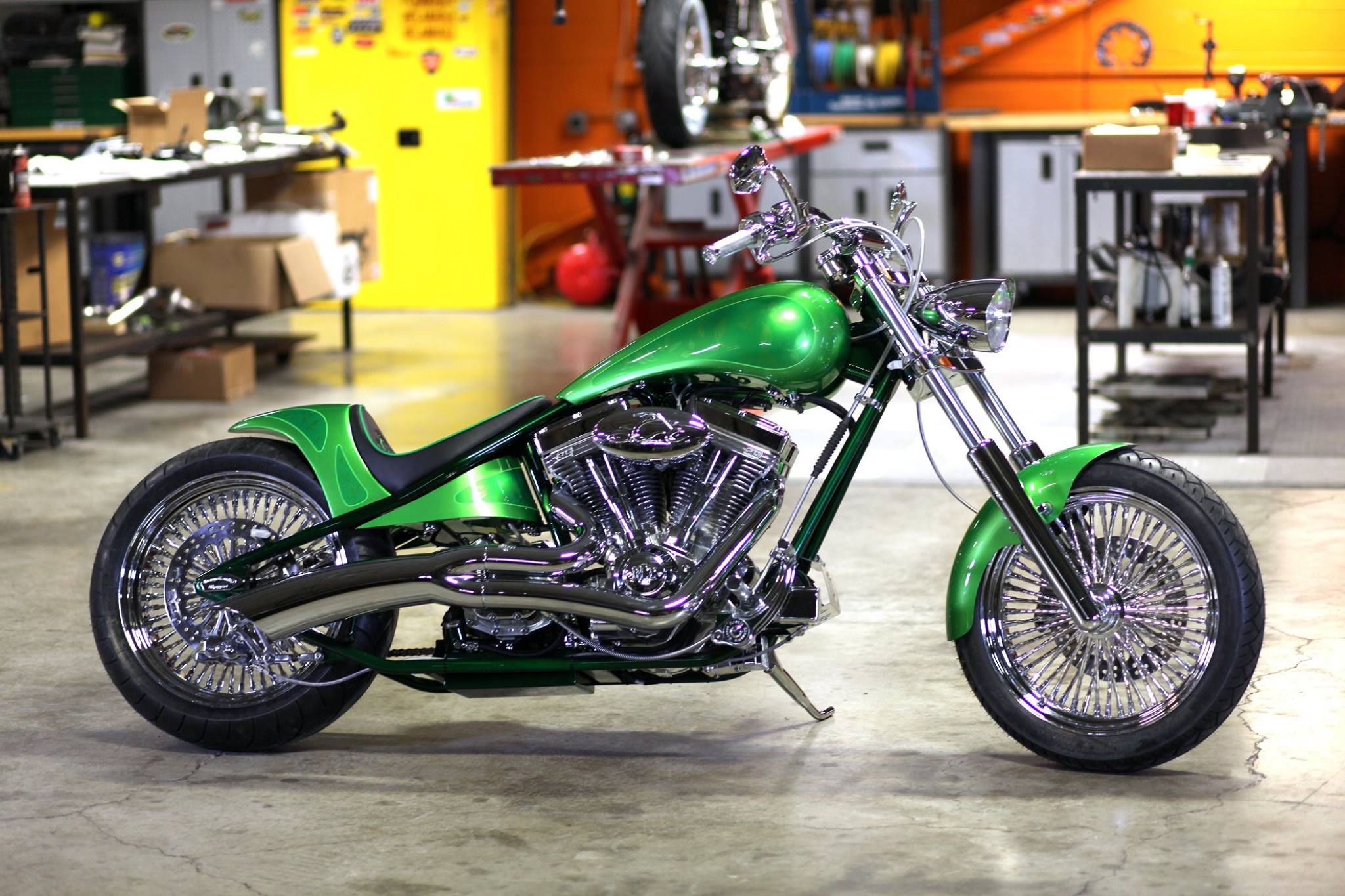 The CoreFresh bike is done and on... - Orange County Choppers