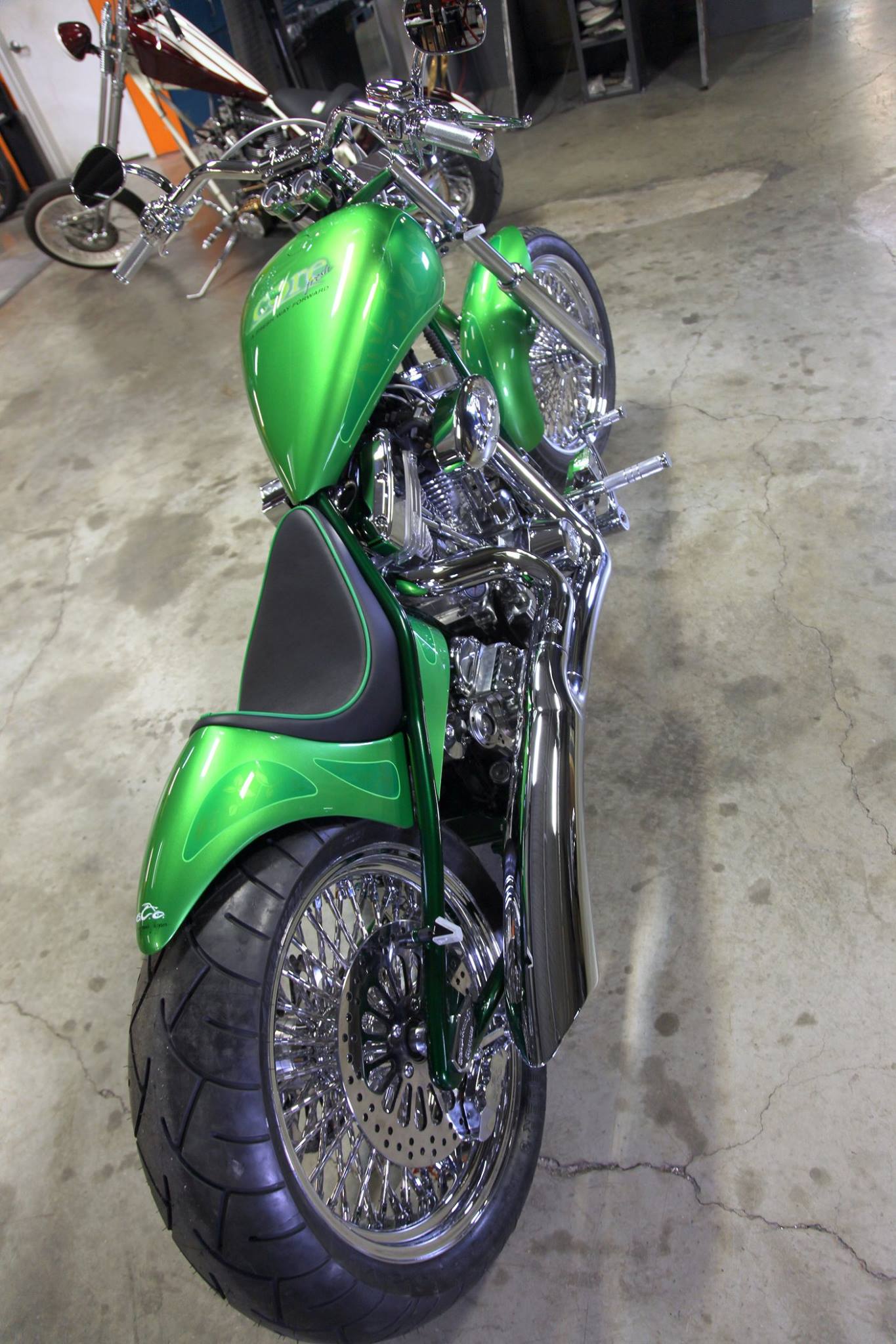 The CoreFresh bike is done and on... - Orange County Choppers