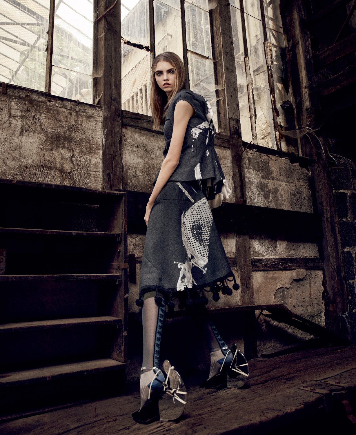 Marina Faust was the backstage photographer for Maison Martin
