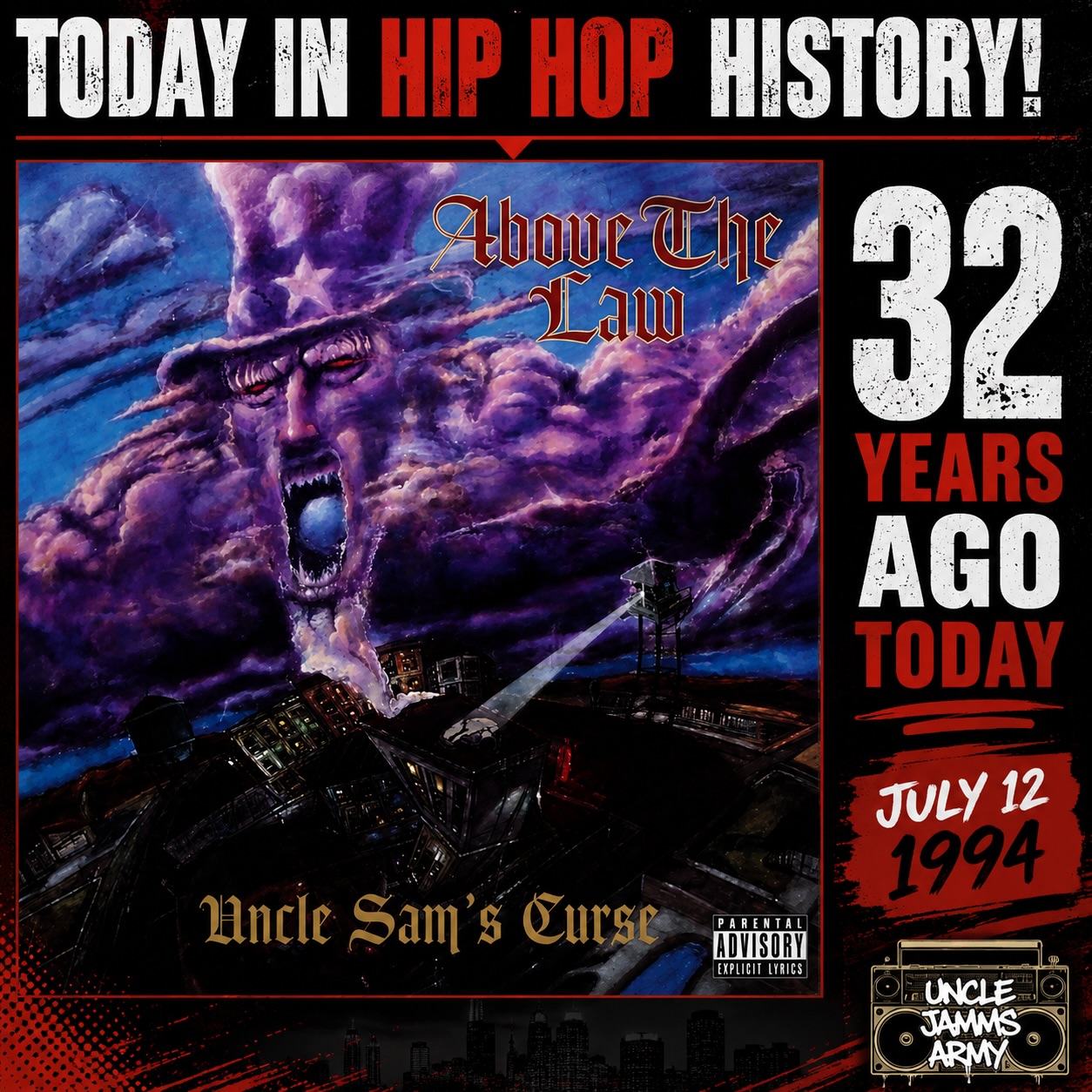 G-RAP / Above The Law ‎– Uncle Sam's 〜 Uncle Sam's Curse - song