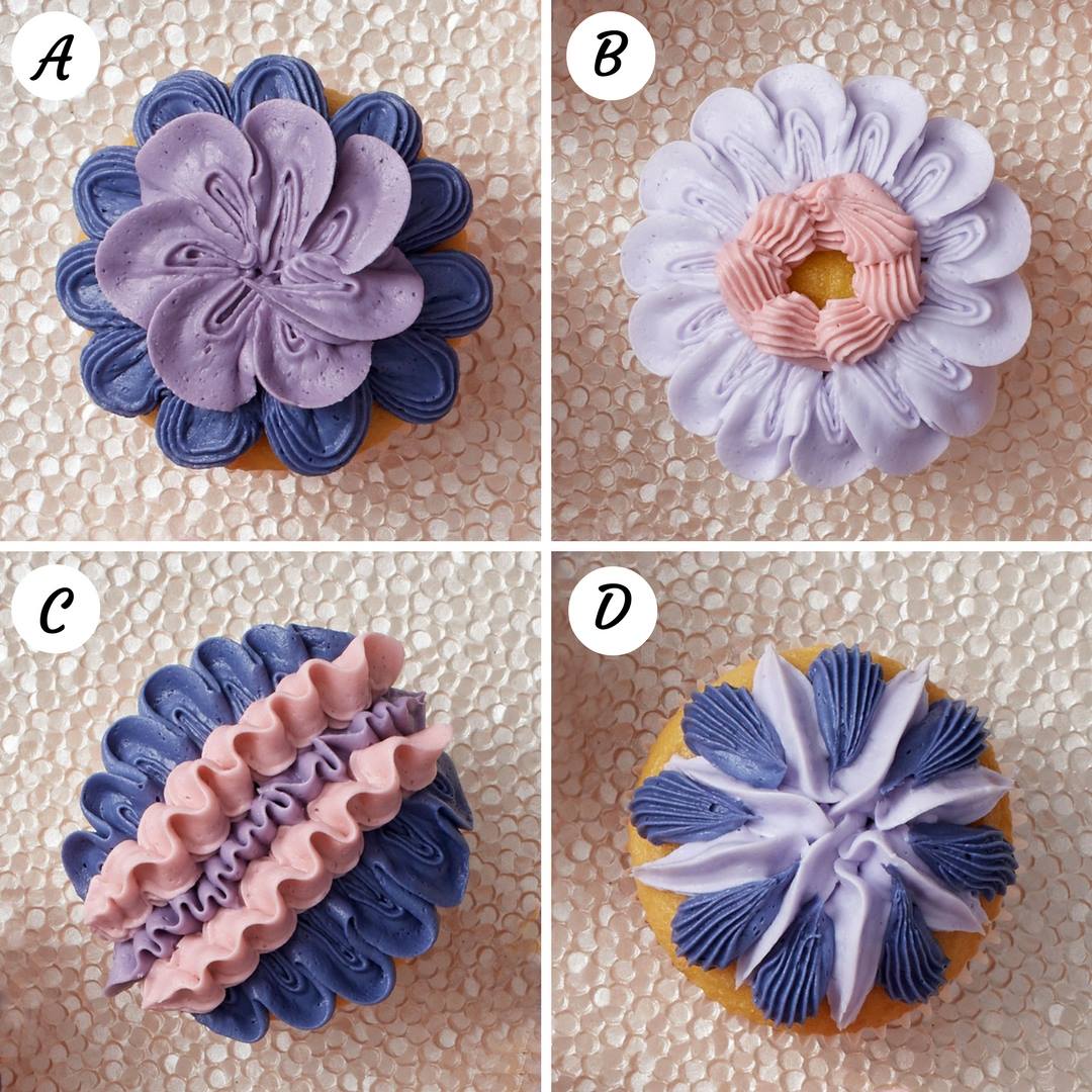 Wilton - We used the ruffle decorating tip no. 86 to decorate these ...