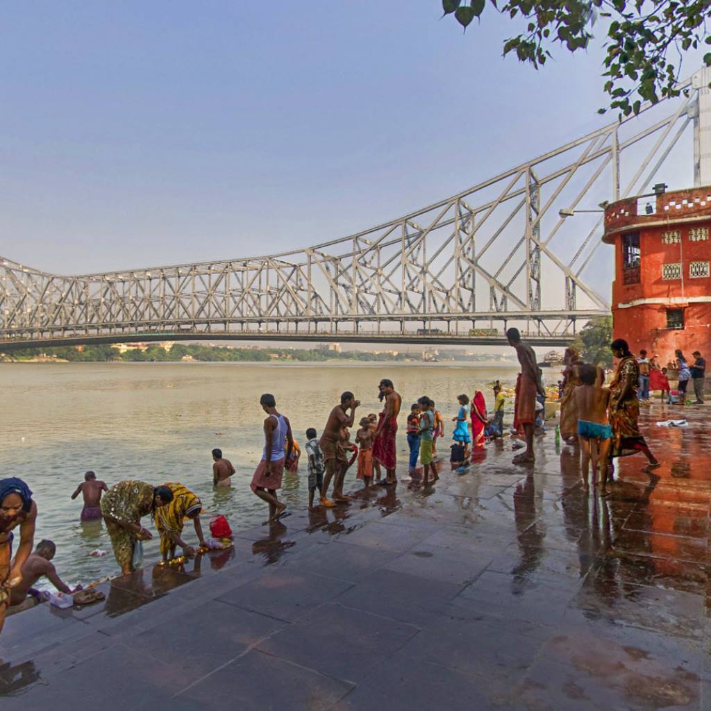 INDIA Travel Tourism🇮🇳 | This location is the Howrah Bridge, also known ...