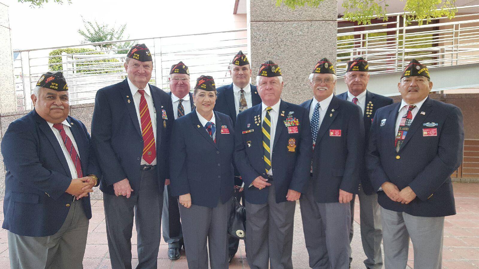 Texas Veterans of Foreign Wars - Texas VFW Department officers attend ...