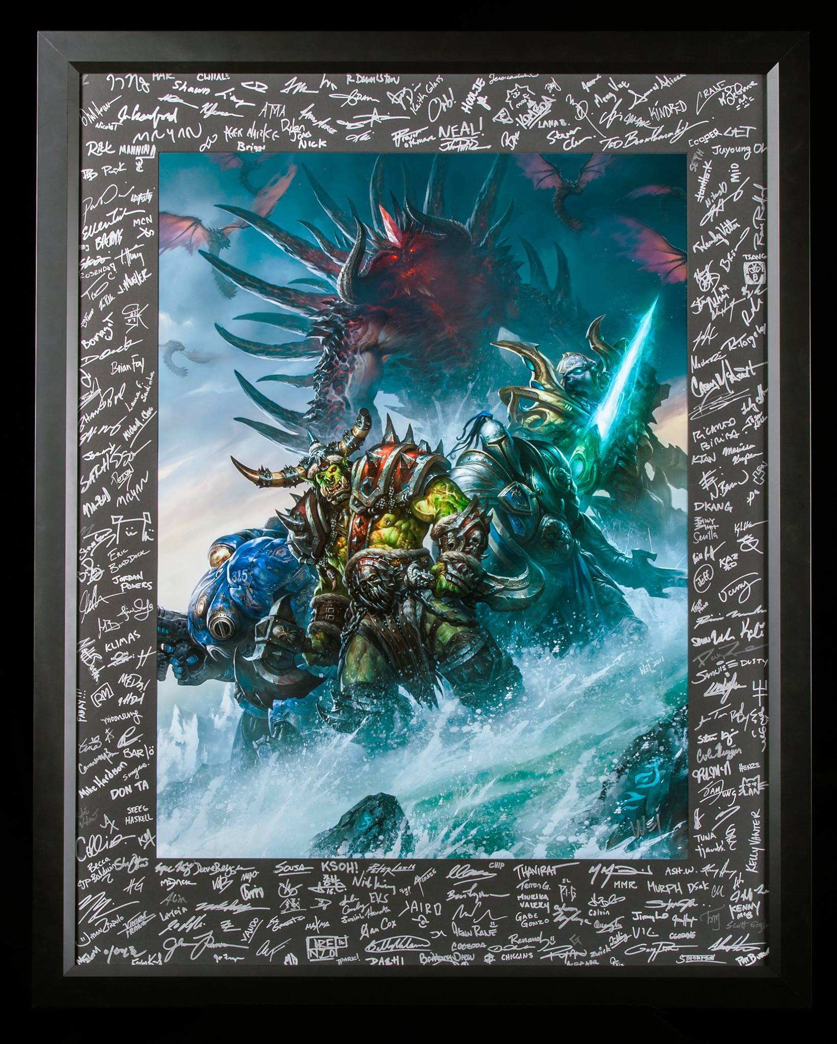Blizzard - Created by Wei Wang, this piece was used as the key 