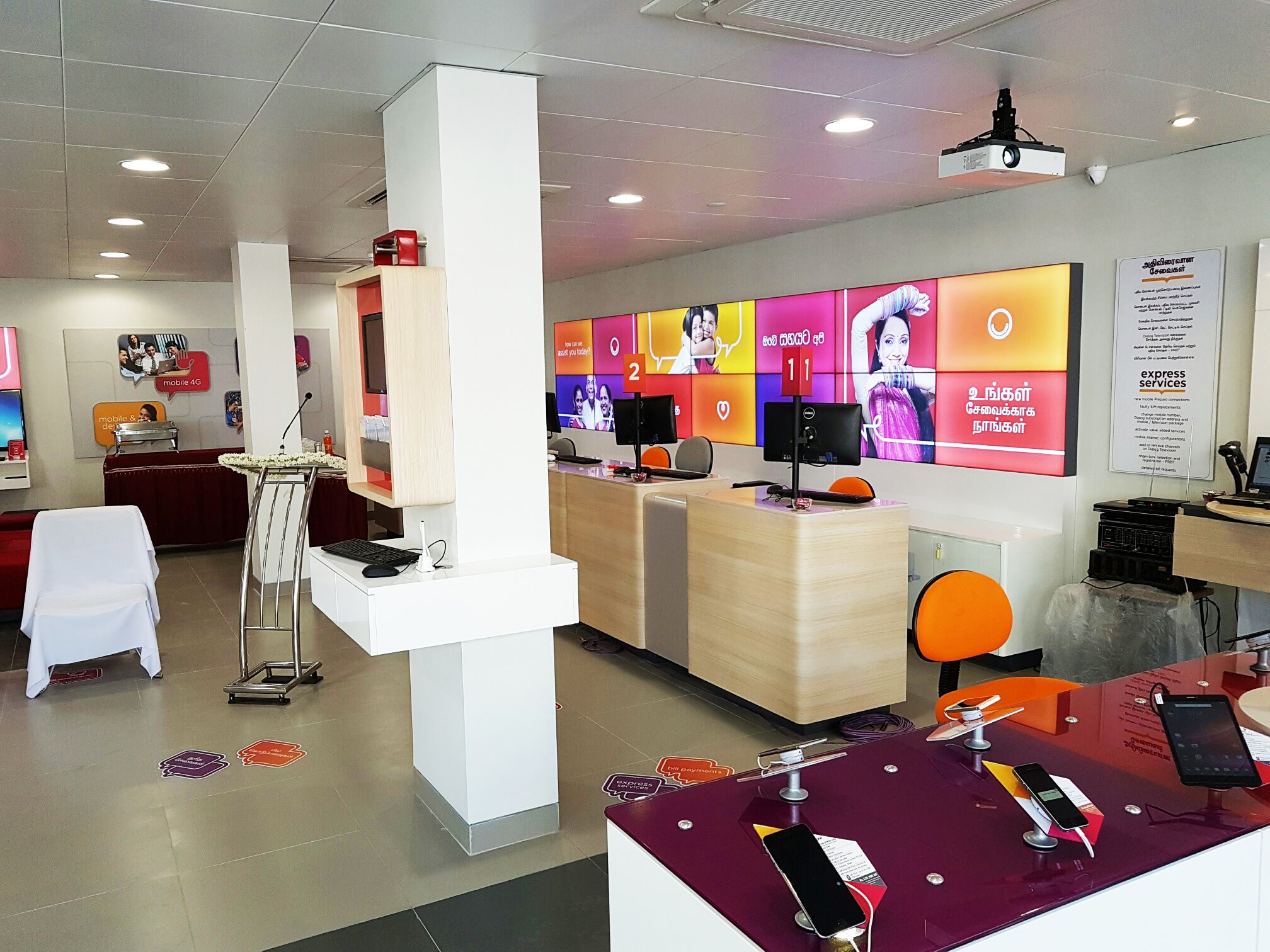 Dialog Axiata - The Opening of The Experience Store in...