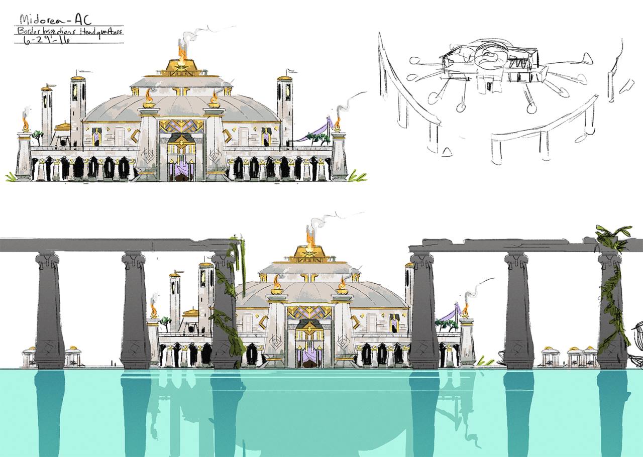 Midorea - The Gated City has an eclectic yet pragmatic...