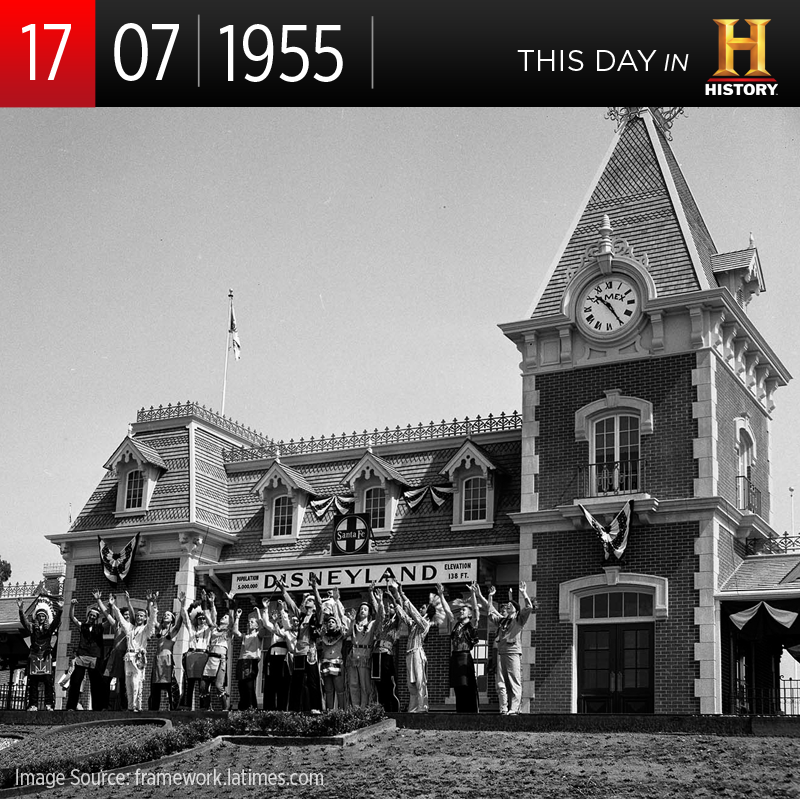 HISTORY - On this day in 1955, the first Disneyland was opened in ...
