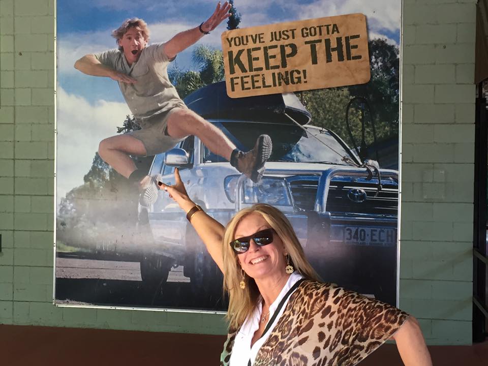 John Stone - We stopped by the Australia Zoo. This is the...