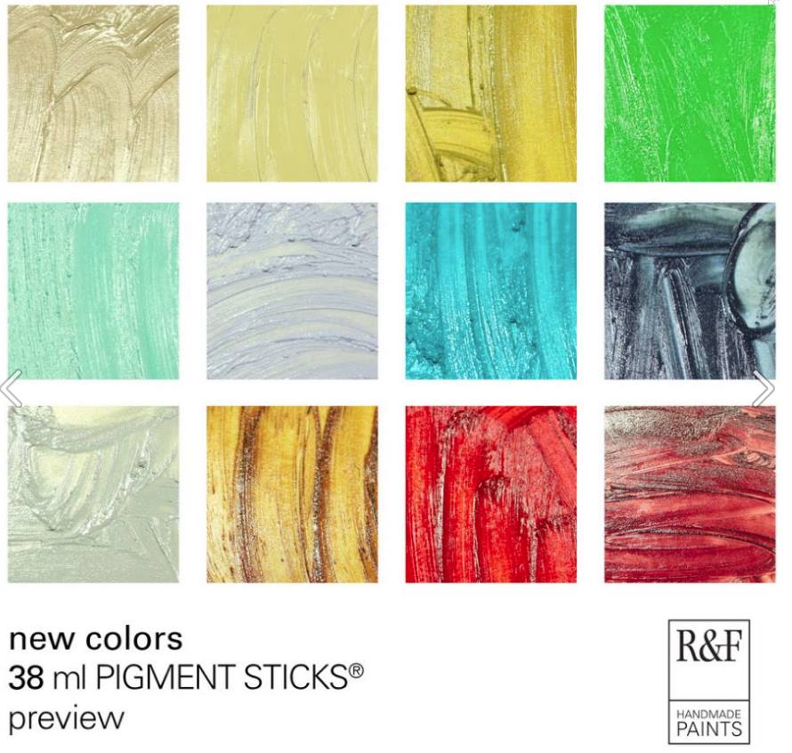 We've introduced 12 new colors and... - R&F Handmade Paints