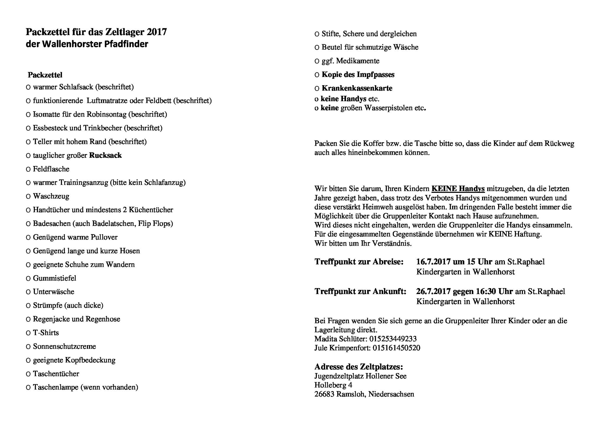 WAPFI - Wallenhorster Pfadfinder - Voller Vorfreude findet ihr hier ...