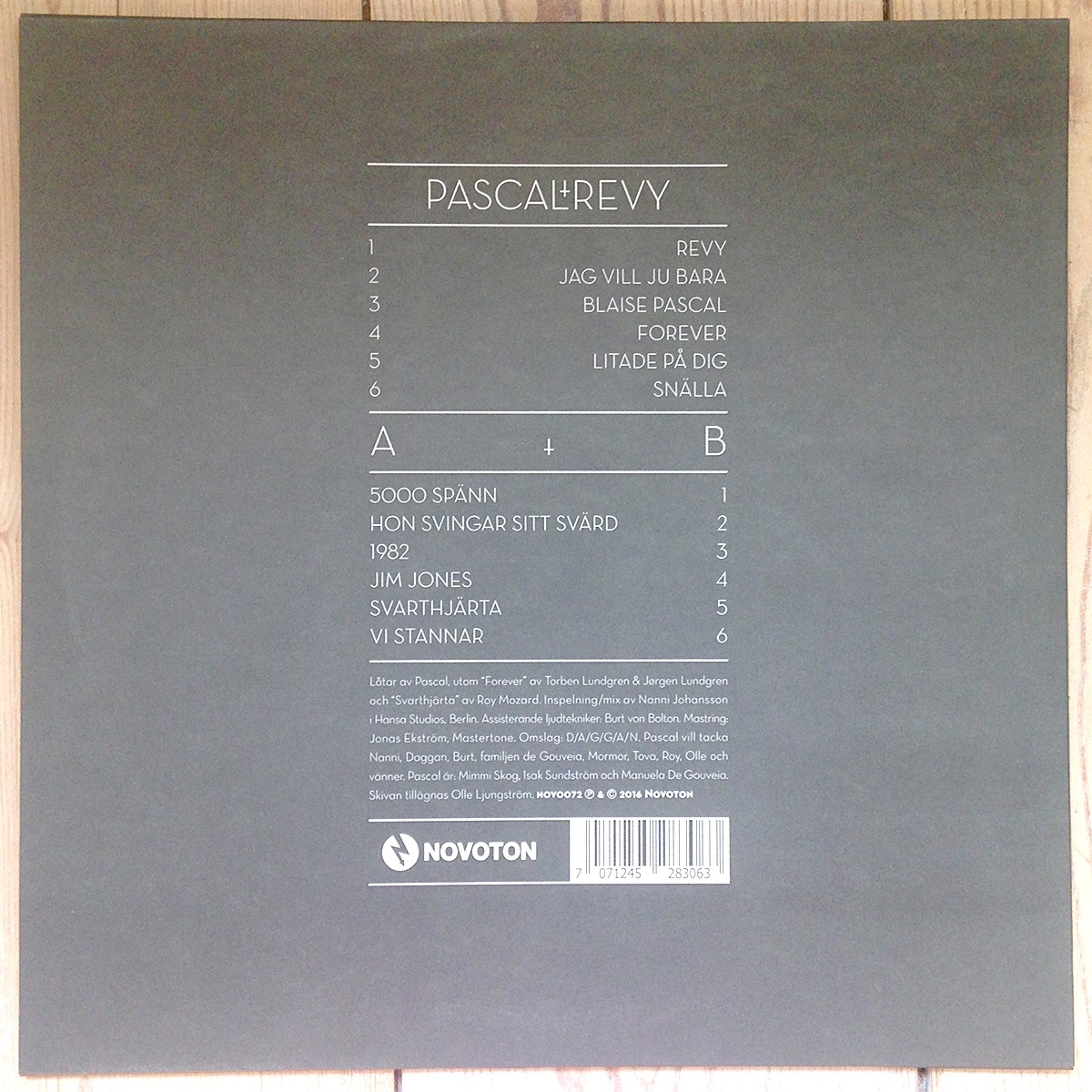 Novoton - This little jem (Pascal's coming album 'Revy')...