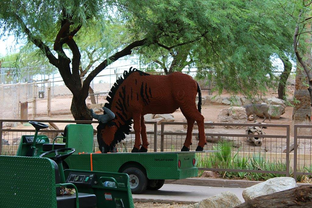 Nature Connects®: Art with LEGO® Bricks is being installed at the
