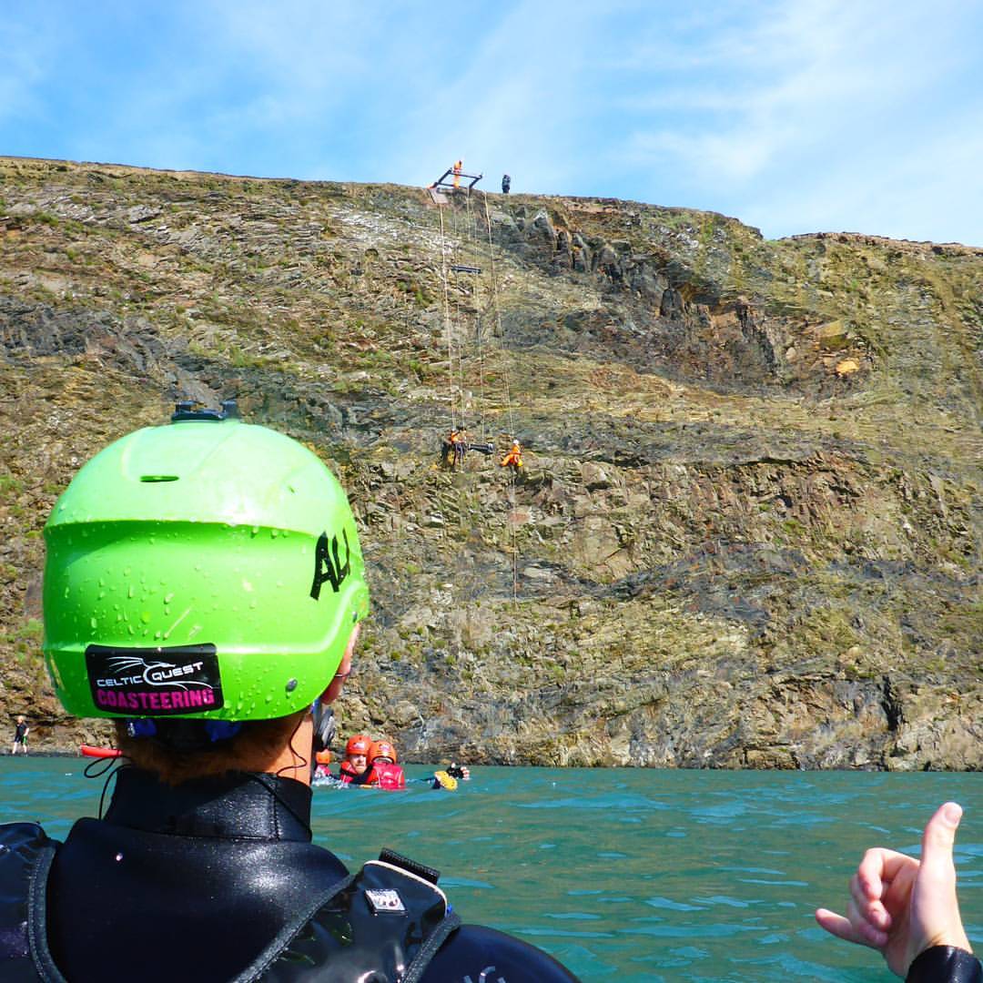 Celtic Quest Coasteering - #365adventures Red Bull Cliff Diving riggers ...